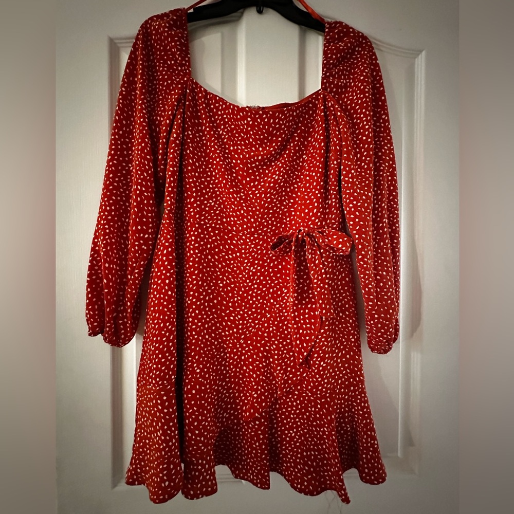 Women’s City Studio dress in size 7, rust orange
